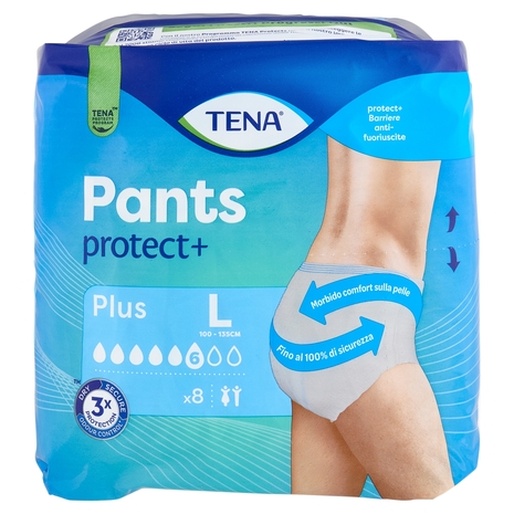 Tena Pants Plus L 8 pz